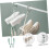 Rotating Hook Shoe Drying Rack Clips, NonSlip, Windproof, Bathroom and Kitchen Storage Organization 3