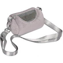 (Grey) Hamster Bag Portable Pet Carrier Bag With Adjustable Shoulder Strap For Sugar Glides Hamster Squirrel Small Animals Multi-color Optional   -Yx