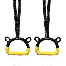 Gymnastic Rings, Non-Slip Adjustable Strap for Kids, Ergonomic Gymnastic Rings, Easy to Install for Kids Outdoor, Indoor and Outdoor -Yx