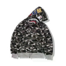 (S,Picture color8)Shark Printing New Fall Men Clothing European And American Pullover Hoodie Coat Fashion Trend Zipper Hoodie Cute Streetwear Y2k