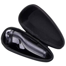 Electric Shaver Case EVA Storage Bag Black, Shaver Carrying Case, Beard Shaver Organizer, Travel Accessories