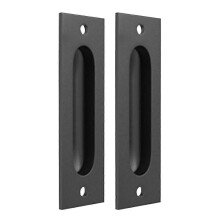 2 Sets Pocket Door Handles, Easy Use Door Pulls for Sliding Doors, Cabinets & Dressers, Durable Barn Door Accessories with Hidden Groove Design
