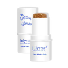 Body Glitter Stick Gold, Long Lasting Waterproof Holographic Shine for Face Body Hair Festivals