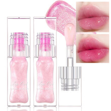 2PCS Color Changing Lip Oil, Magic Temperature Lip Tint with Deep Hydration and Gloss Finish