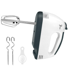 Electric Hand Mixer 7Speed with Stainless Steel Whisks and Dough Hooks for Baking Cakes and Cookies