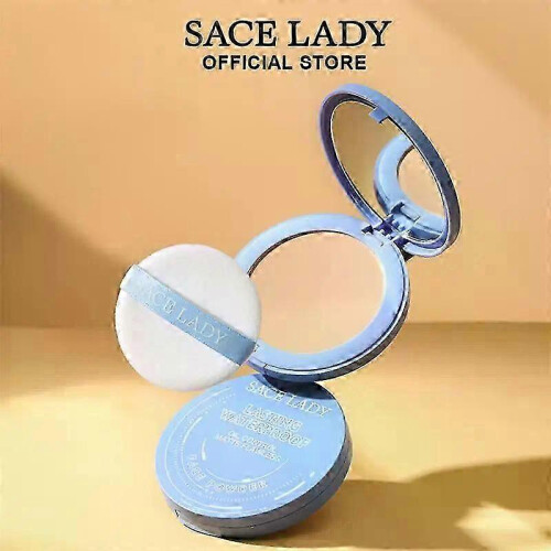 (A2)SACE LADY Face Setting Powder Full Coverage Cushion Pressed Powder Long Lasting Waterproof Concealer Makeup Cosmetics Make Up 2