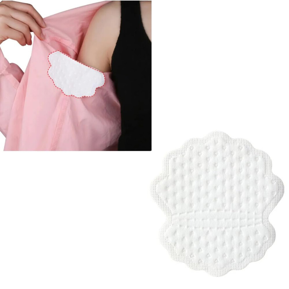 White Underarm Sweat Pads For Men And Women, Disposable Armpit Shields For Sweat Stain Protection, 100Pcs