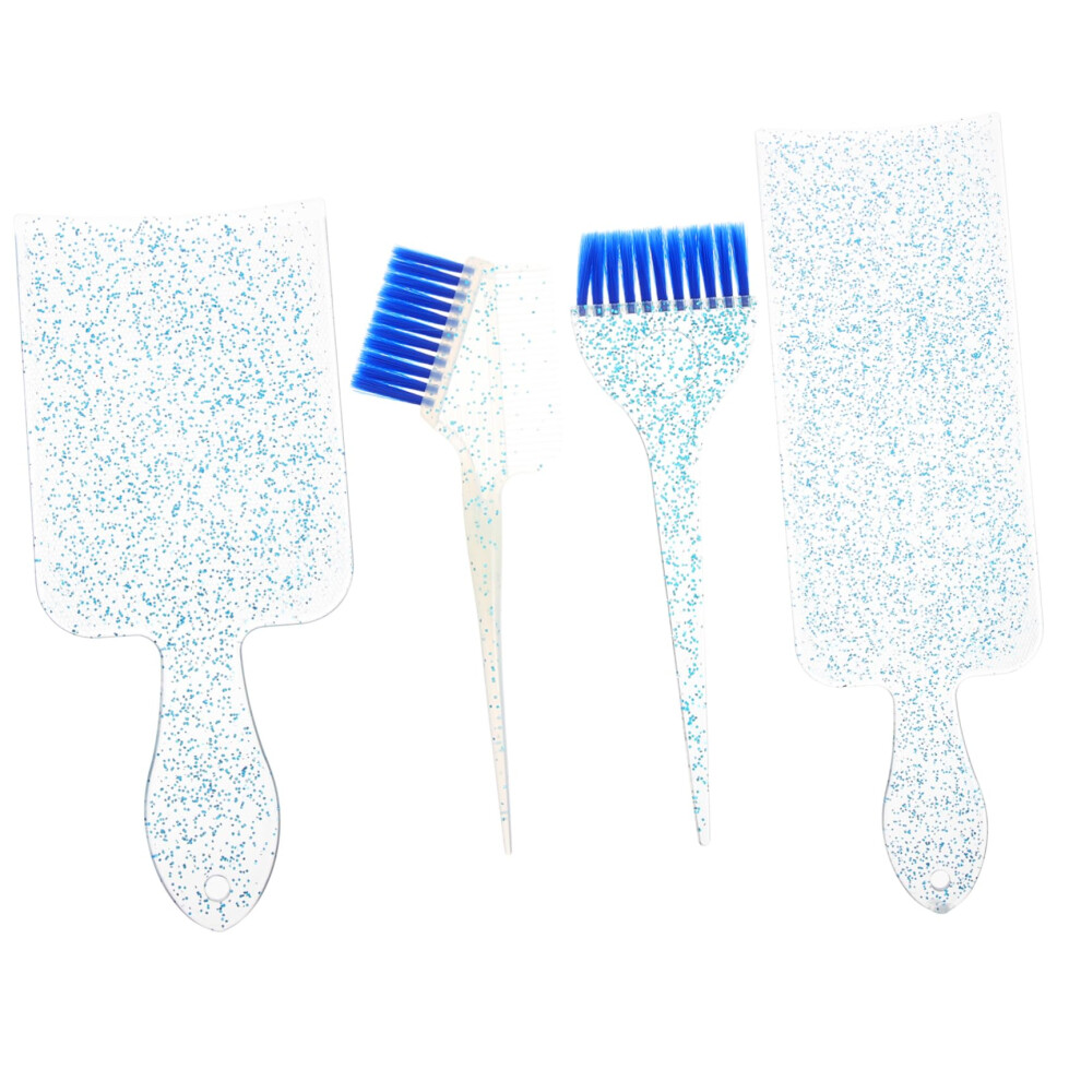 Hair Highlighting Kit with Brush Comb and Paddle for Precise Color Application at Home or Salon