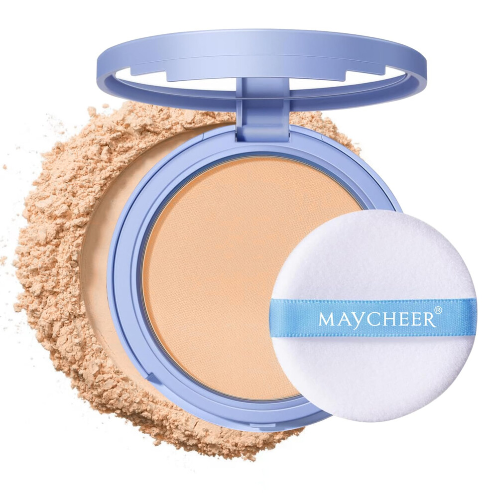Translucent Setting Powder for Flawless Matte Finish, Waterproof Long Lasting Oil Control Face Powder 0.35Oz (03 Dark)