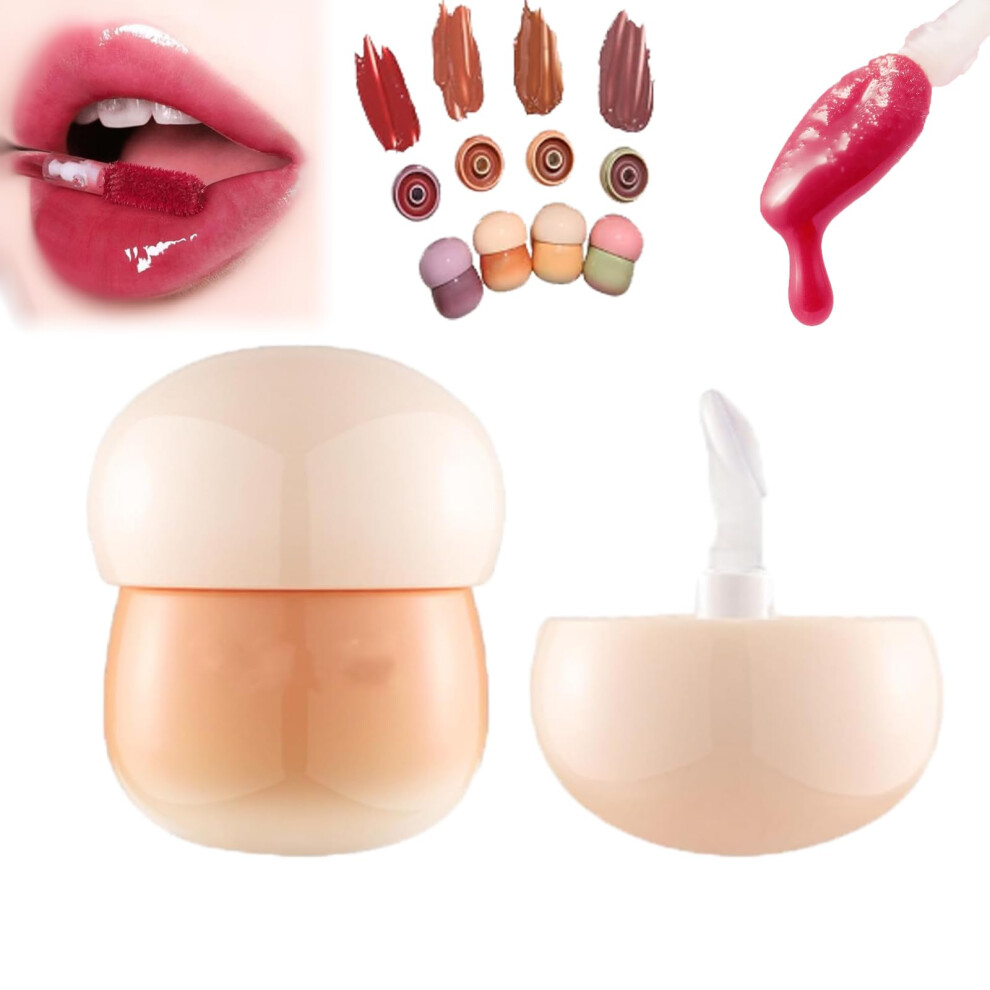 Hydrating Pudding Lip Balm and Color Changing Lip Gloss with Longlasting Glossy Finish