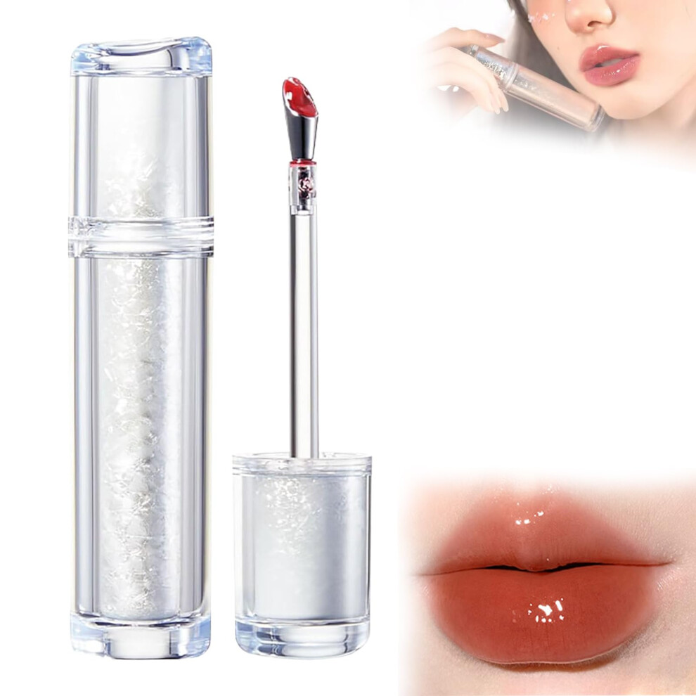 Hydrating Lip Gloss #05 with Deep Hydration, Nonsticky Texture and Long Lasting Glossy Color