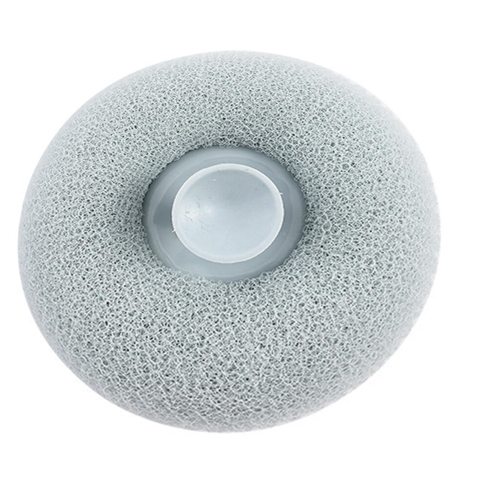 Light/Cyan Bath Body Brush And Body Scrubber With Rich Lather Sponge, Ergonomic Grip,