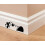 4 PCS Mouse Hole Wall Art Stickers Washed Vinyl Decal Mouse Home Baseboard Fun 4