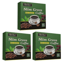 (3 Boxes) 18-54pcs Green Coffee Green Slim Coffee with Ganoderma Weight-Loss Coffee for Women And Men