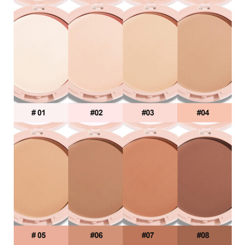 LongLasting Matte Setting Powder Oil Control Waterproof Pressed Foundation Color 01 1