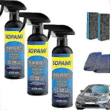 (3SET) 1-3set Sopami Car Coating Spray, Protection Quick Car Wax Polish For Car And Motorcycle