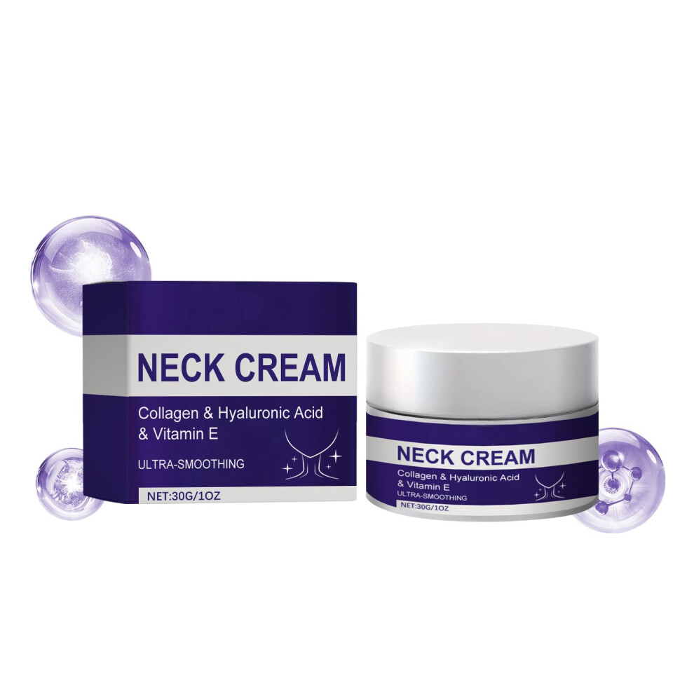 Cream Neck Firming And Tightening With Collagen Hyaluronic Acid Vitamin E For Smooth Youthful Skin 1Oz