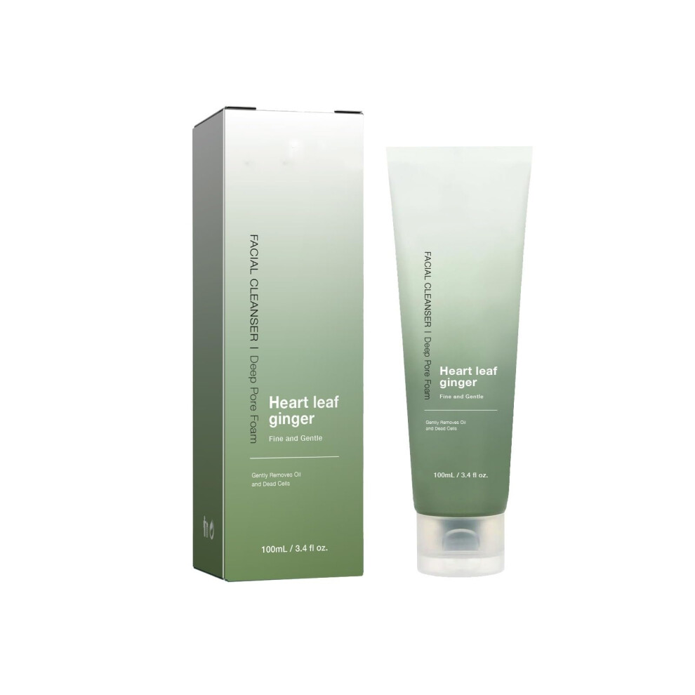 Facial Cleanser 100ml Gentle Exfoliating Face Wash with Hyaluronic Acid for Dry Sensitive Skin