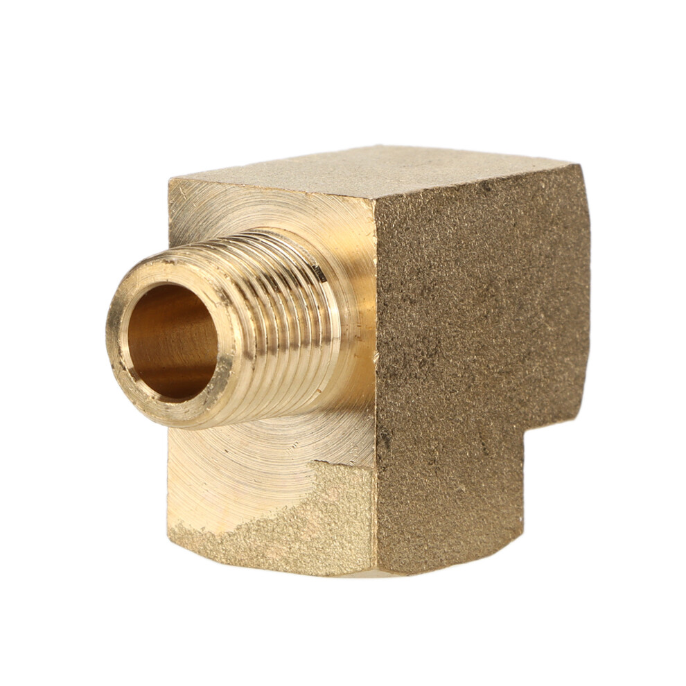 Brass Pipe Fitting Solid Tee 1/8In Npt Male Thread 1000 Psi Anticorrosion 4391382438588