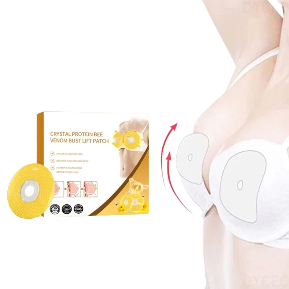 Breast Enhancement Patch with Bee Venom Therapy, Natural Bust Firming and Hydration Pads 10PCS