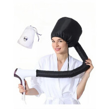 Curly Hair Drying Cap with Adjustable Hood, Frizz Curl Protection, Lightweight Breathable Fabric
