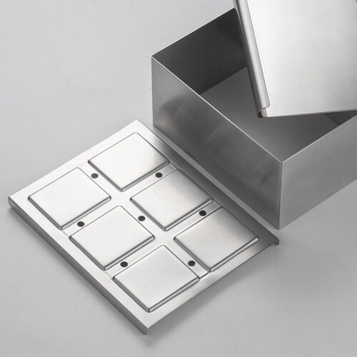 304 Stainless Steel Tofu Press RustProof Smooth Surface Mold with Easy Water Drainage 2