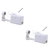 White 2pcs Nose Piercing Kit and Ear Piercing Gun with Safety Studs and Nose Clip for Easy Use