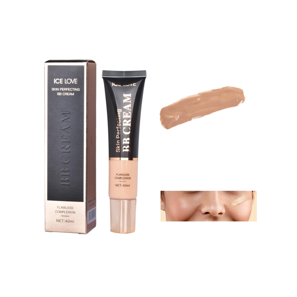 Cream/Beige Bb Foundation Sand M, Full Coverage Hydrating Oil Longlasting Concealer