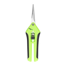 Sharp Stainless Steel Pruning Shears With One Handed Operation And Reduced Hand Fatigue Features Self Locking Design Suitable For Flower Grass And