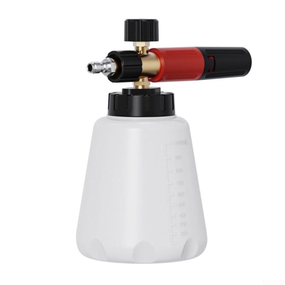 Adjustable Snow Foam Lance 360 Degree Rotation Spray Mode 045 Degrees Foam Pot Watertofoam Ratio Black Red 9044945539400