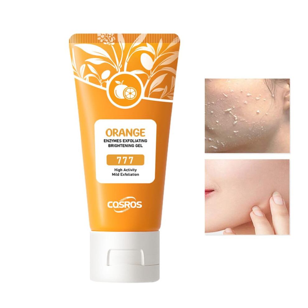 Orange Exfoliating Gel Face And Body Scrub With Collagen For Deep Cleansing And Gentle Hydration 50G