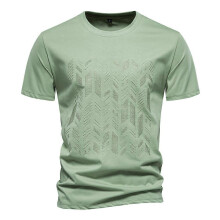 ( XXL 95-105kg,Green)Summer Men'S T-Shirt,Short Sleeved Embroidered Men'S Top,Tee Shirts For Men Adult,Holiday Essentials For Men