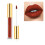 Metallic Liquid Lipstick Long Lasting Red with Diamond Glitter Finish Transferproof Full Coverage 2