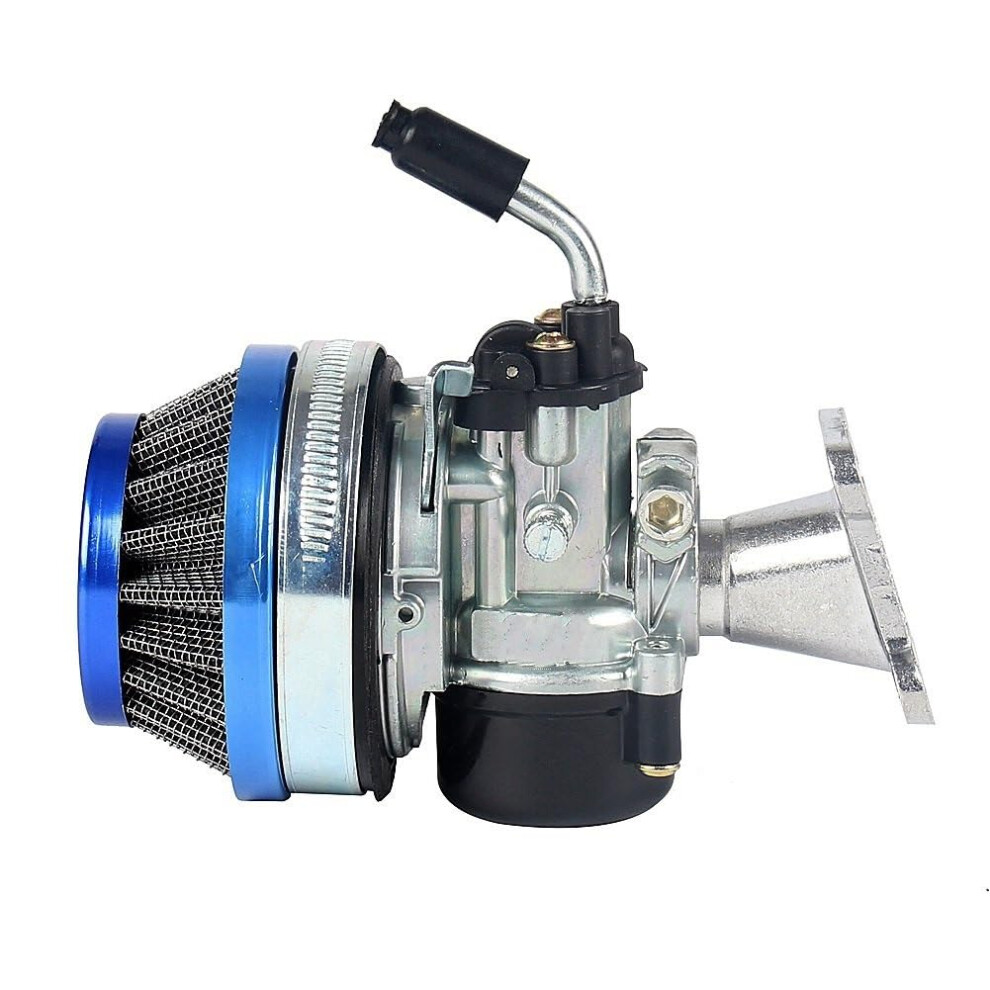 Carburetor For 37Cc 49Cc 50Cc 80Cc 2Stroke Watercooled Mini Moto Dirt Pocket Bike Atv With Intake Pipe Air Filter Blue 9044945539899