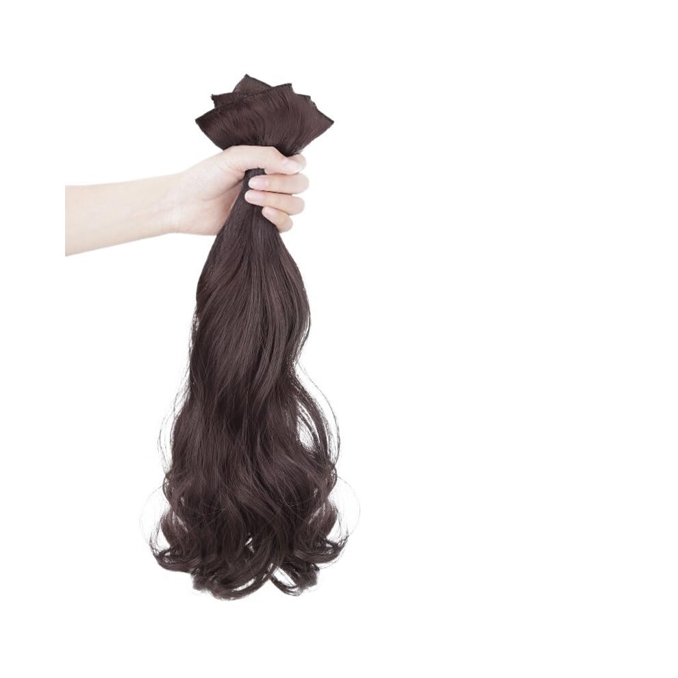Wigs for Women Long Curly Synthetic Wig Size 3 Big Wave Hair Extensions Low Maintenance Fiber
