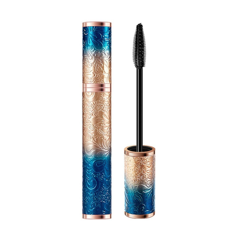 Waterproof Volumizing Mascara Black with Curved Brush for Long Lashes Smudgeproof Long Lasting
