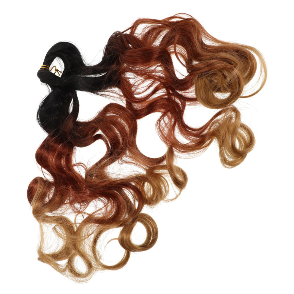 Curly Braided Wig for Women Lightweight Synthetic Hair Extension Durable Daily Wear Styling