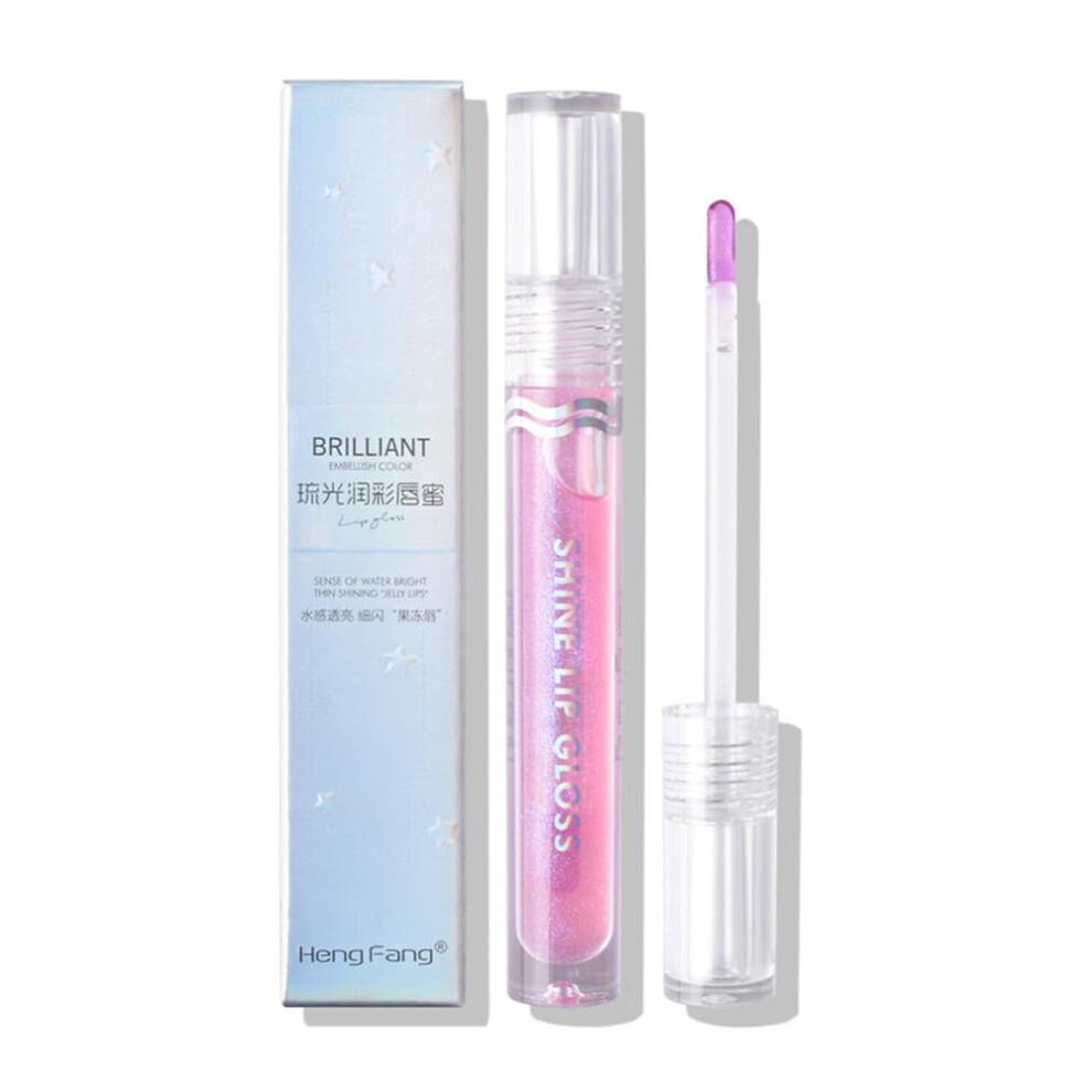 Clear Lip Gloss Nonsticky Shine Longlasting Hydrating Lip Plumping Balm For Women Girls 10 M