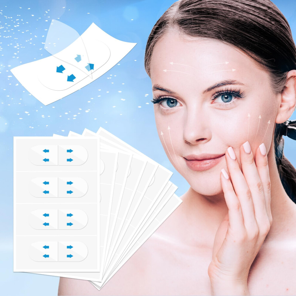 Invisible Face Lift Tape 120PCS Waterproof Transparent Instant Lifting for V Shape Jawline