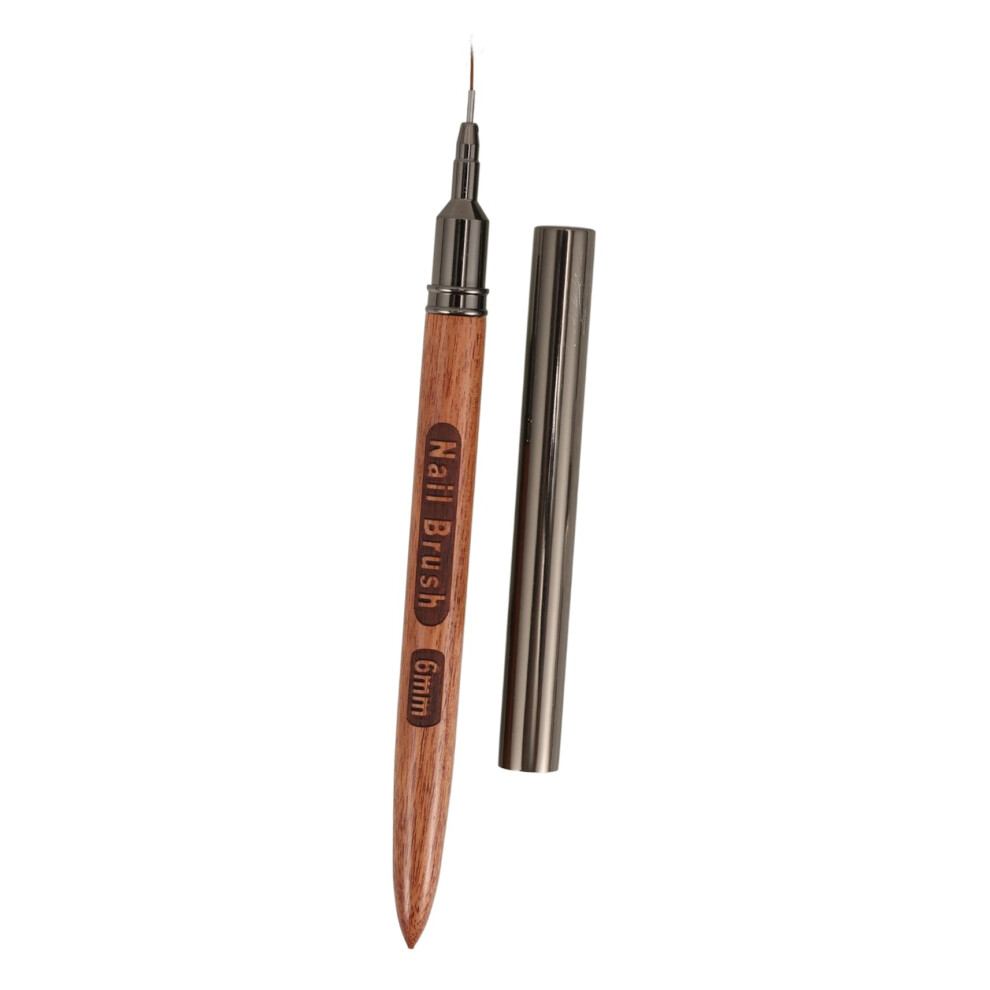 Nail Art Liner Brush with Precision Fine Tip for Professional and DIY Manicure Detailing