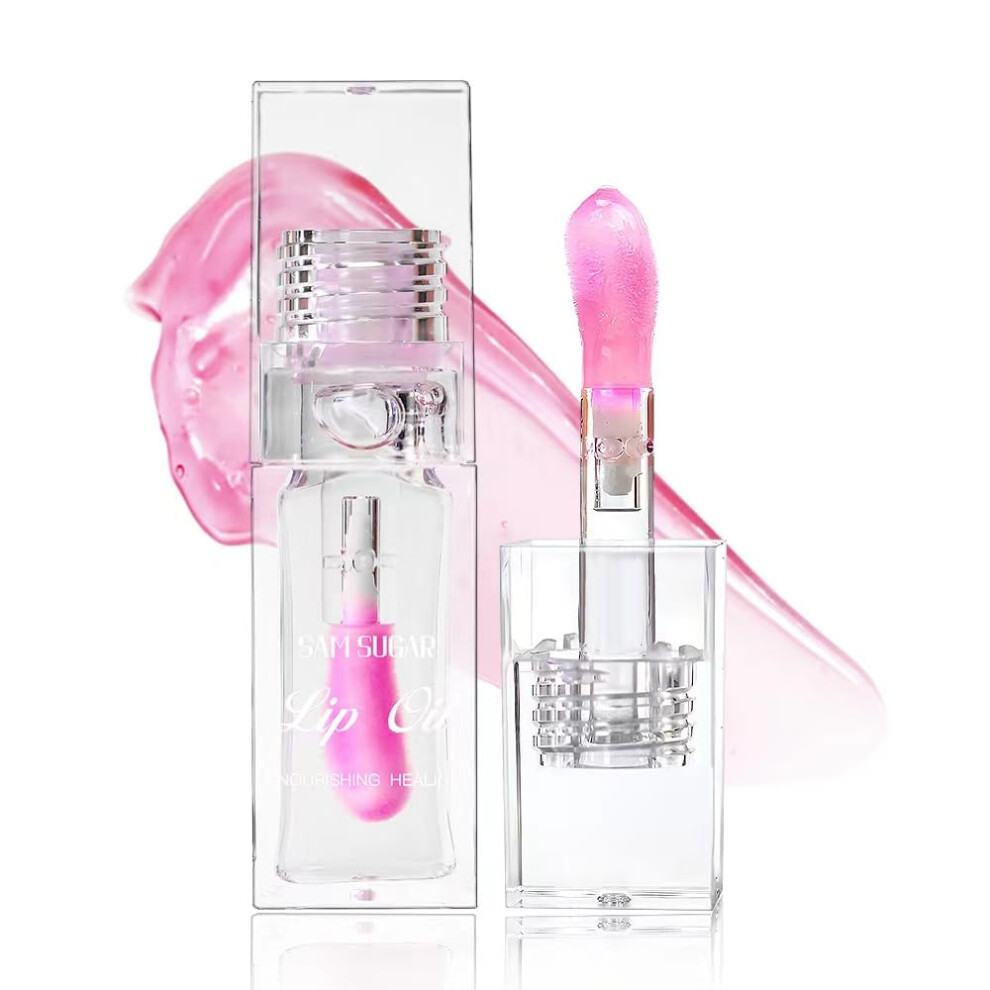Color Changing Lip Oil Hydrating Gloss Long Lasting Non Sticky Moisturizing Lip Care 7ml