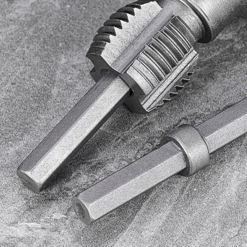 PVC Water Pipe Wire Opener Electric Drill Attachment, 4Point Threads, PVC/PPR Pipe Threader 2