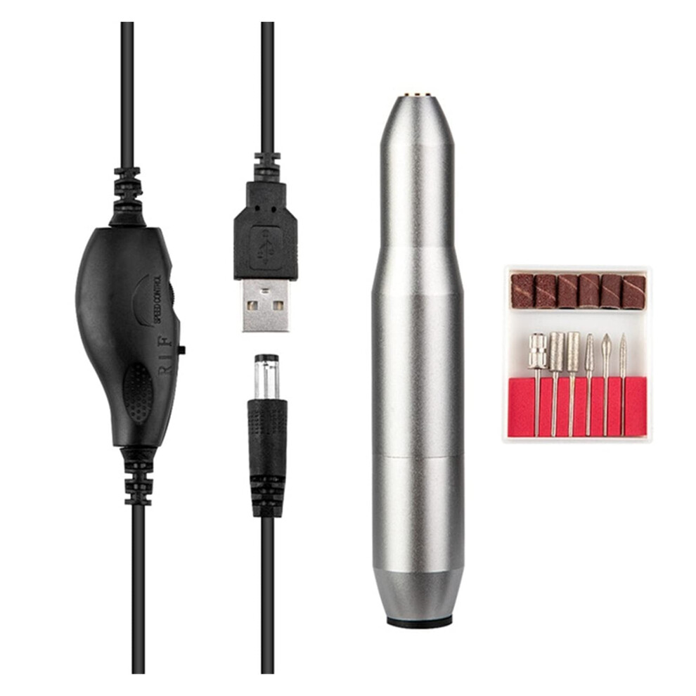 Electric Nail Drill for Manicure and Pedicure, Speed Polishing Pen for Acrylic and Gel Nails