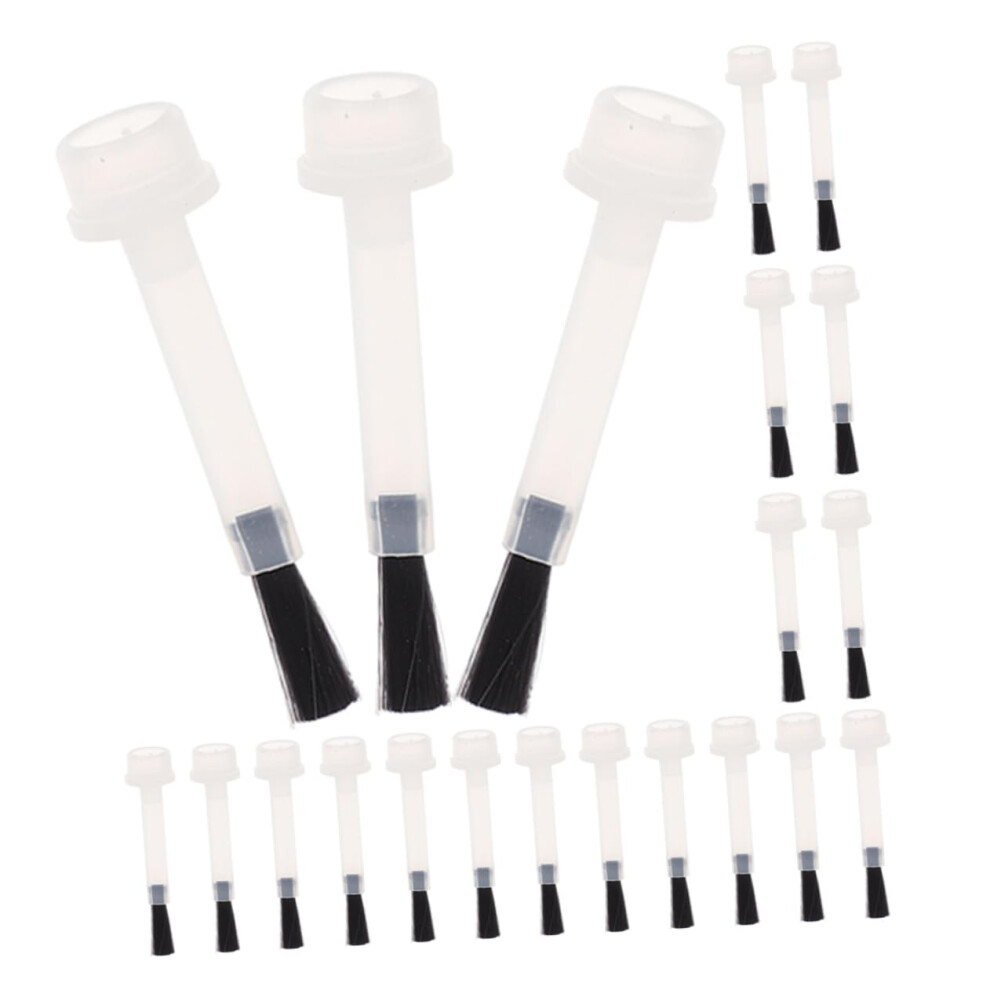 100pcs Nail Polish Brush Replacement for Bottles with Ergonomic Grip and Even Polish Application