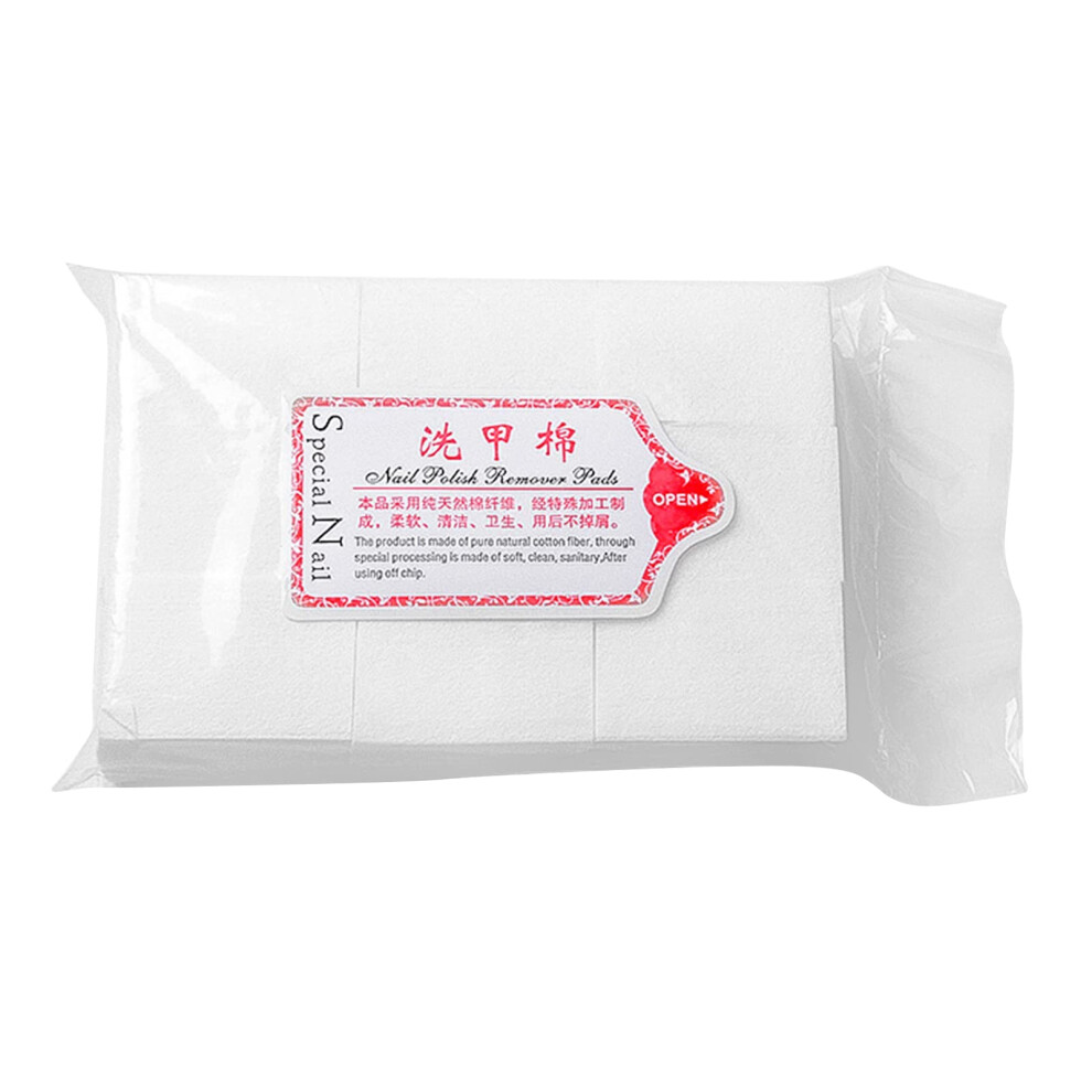 Lint Nail Polish Remover Pads Cotton Wipes for Manicure Salon Home and Travel Use