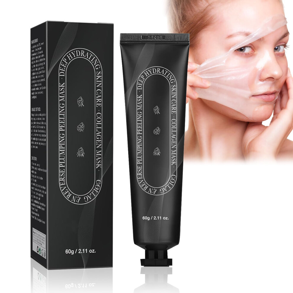 Overnight Collagen Peel Off Mask with Triple Collagen Complex for Deep Hydration and Firming