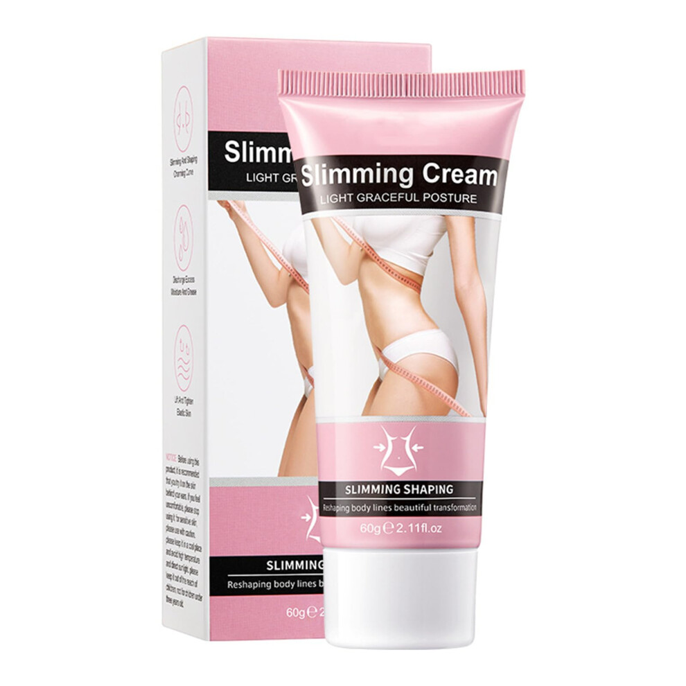 Cream Slimming With Heat Therapy For Waist Abdomen Buttocks Firming And Cellulite Reduction 60G