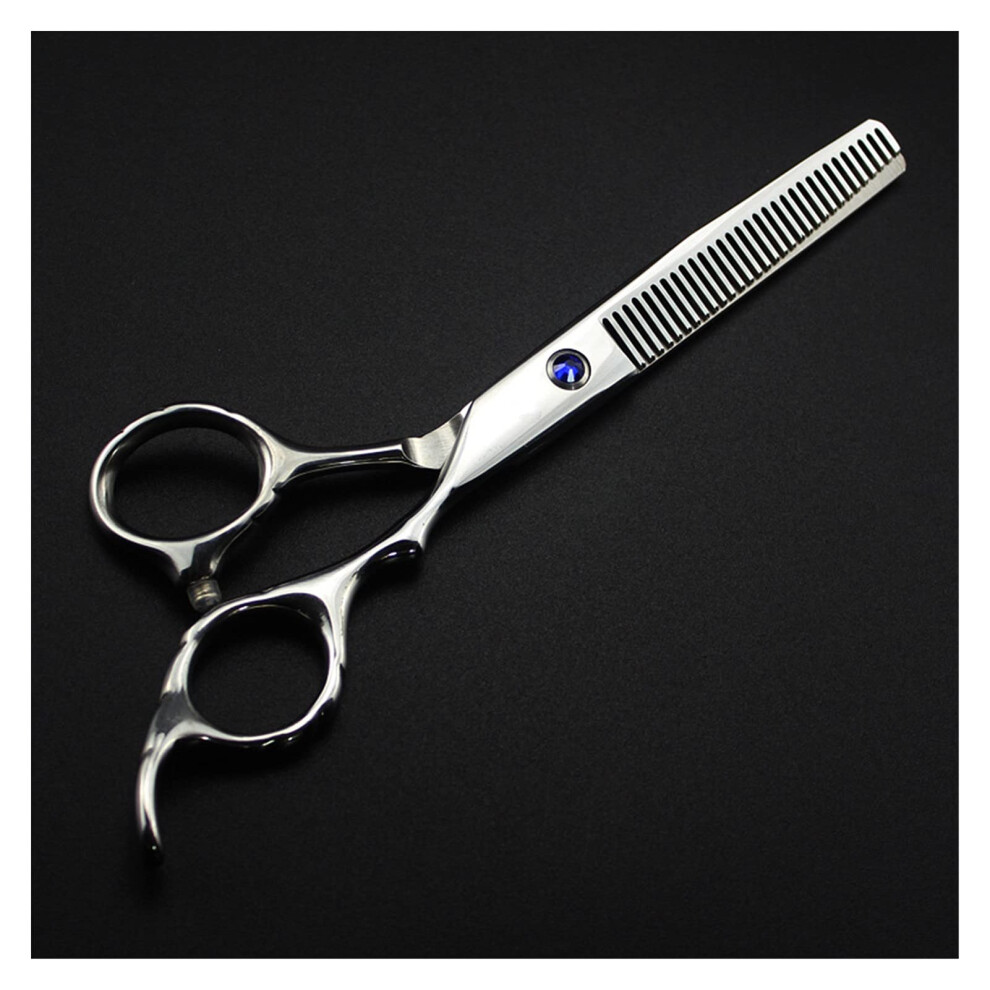 6 Inch Hair Thinning Scissors with Ergonomic Grip, Professional Barber Shears for Precise Cuts