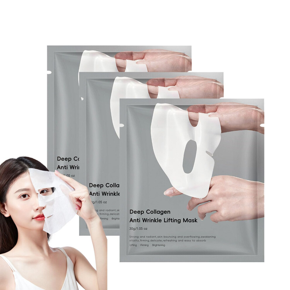 Collagen Face Mask Anti Aging Hydrating Anti Wrinkle Firming Lift Overnight Treatment for All Skin Types