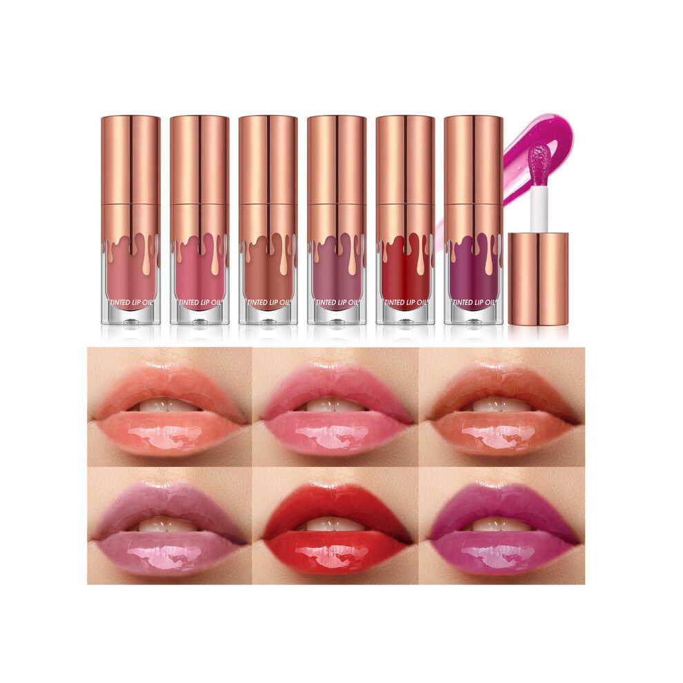 Lip Plumping Gloss with  Shine Finish, Long Lasting Hydration, NonSticky Vegan Lip Makeup